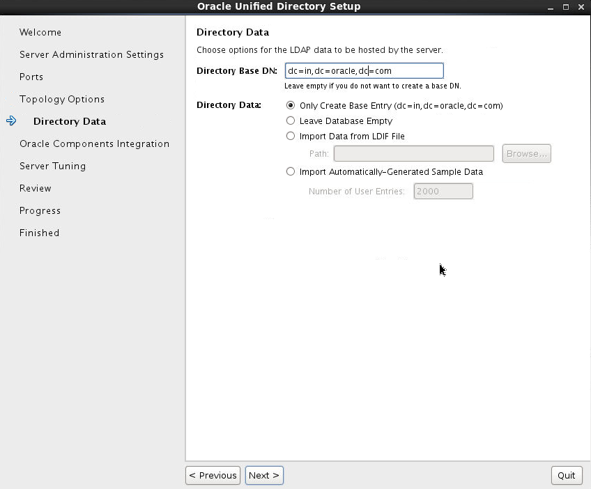 Installer Prerequisite Steup